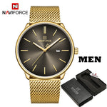 Couple Watch Mens Watch Simple Lovers Thin Watch 2020