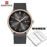 Couple Watch Mens Watch Simple Lovers Thin Watch 2020
