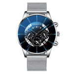 Men's Watch 2020 Reloj Hombre Relogio Masculino Mesh Strap Calendar Quartz Wristwatch Men Sports Watch Clock Geneva Clock hours