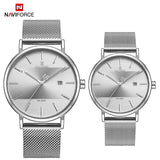 Newest Lover's Watches NAVIFORCE Quartz Simple Clock Men Women