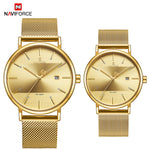 Newest Lover's Watches NAVIFORCE Quartz Simple Clock Men Women