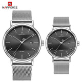 Newest Lover's Watches NAVIFORCE Quartz Simple Clock Men Women