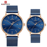 Newest Lover's Watches NAVIFORCE Quartz Simple Clock Men Women