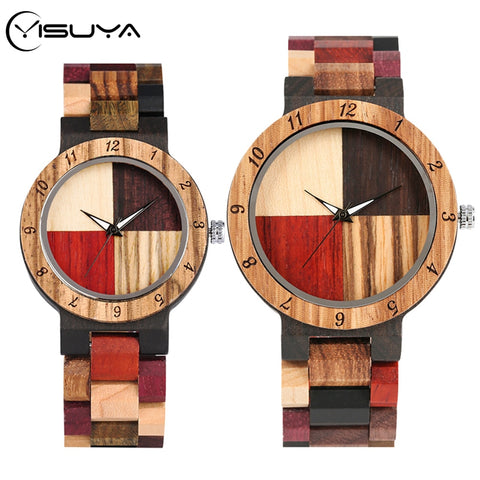 Clock Wooden Watches , Lover's Gift for Men Women