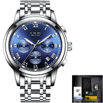 Relojes Hombre 2019 LIGE New Watches Men Luxury Brand Chronograph Male Sport Watches Waterproof Stainless Steel Quartz Men Watch