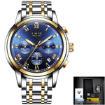 Relojes Hombre 2019 LIGE New Watches Men Luxury Brand Chronograph Male Sport Watches Waterproof Stainless Steel Quartz Men Watch
