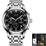 Relojes Hombre 2019 LIGE New Watches Men Luxury Brand Chronograph Male Sport Watches Waterproof Stainless Steel Quartz Men Watch