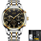 Relojes Hombre 2019 LIGE New Watches Men Luxury Brand Chronograph Male Sport Watches Waterproof Stainless Steel Quartz Men Watch