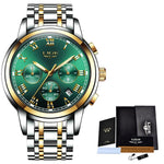 Relojes Hombre 2019 LIGE New Watches Men Luxury Brand Chronograph Male Sport Watches Waterproof Stainless Steel Quartz Men Watch