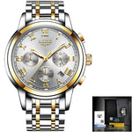 Relojes Hombre 2019 LIGE New Watches Men Luxury Brand Chronograph Male Sport Watches Waterproof Stainless Steel Quartz Men Watch
