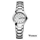 Top Quality Tungsten Steel Black Wrist Watch for Men and Women Bracelet