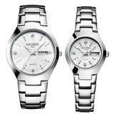Top Quality Tungsten Steel Black Wrist Watch for Men and Women Bracelet