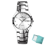 Couple Watch Luxury Gold Waterproof Original  Quartz Wristwatch Clock