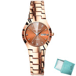 Couple Watch Luxury Gold Waterproof Original  Quartz Wristwatch Clock