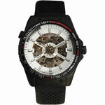2019 WINNER Watch Men Automatic Mechanical Male Wrist watches for Man Silicone Strap Skeleton Dial Luminous Hands & Index Clock
