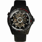 2019 WINNER Watch Men Automatic Mechanical Male Wrist watches for Man Silicone Strap Skeleton Dial Luminous Hands & Index Clock
