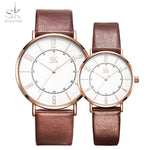 Shengke Couple Watch Set Men's Ladies Wrist Watches